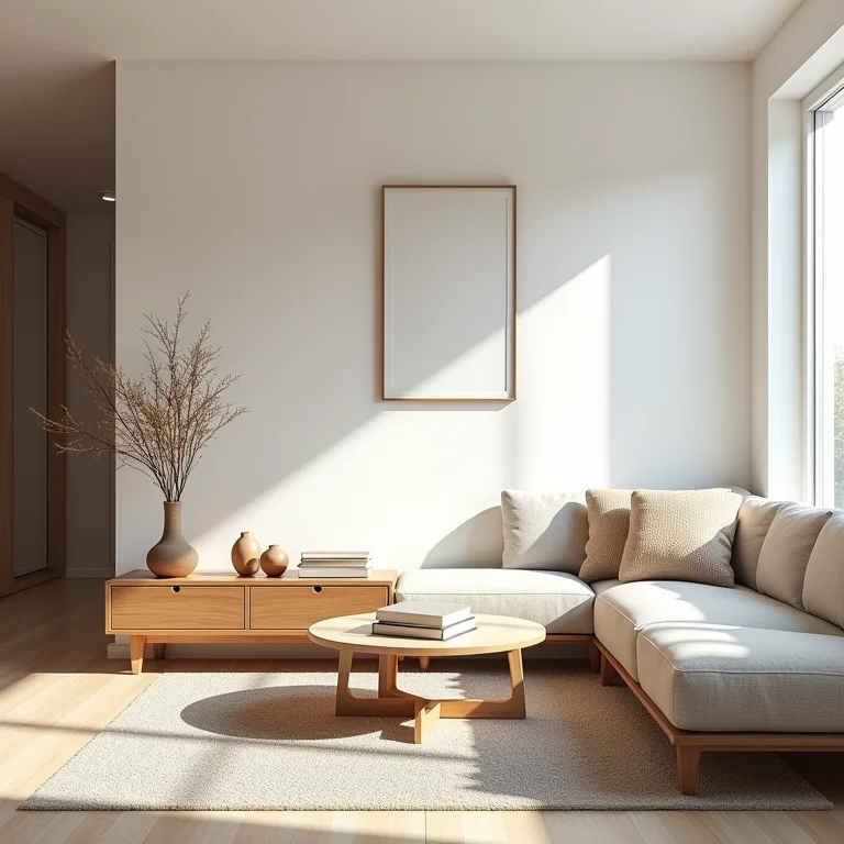 Espaço minimalista com toques pessoais na decoração escandinava