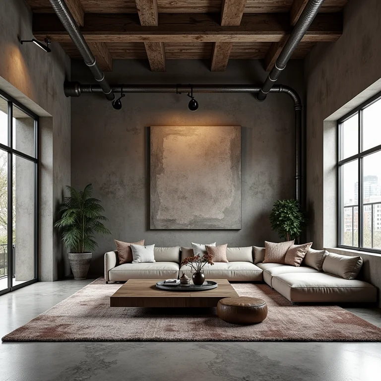 Exagero de elementos industriais na decoração