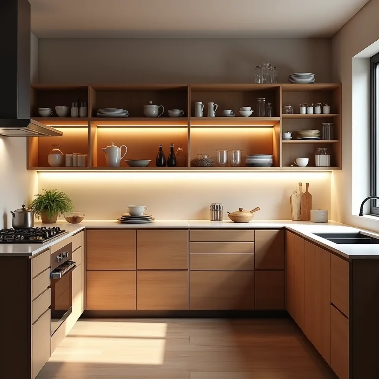 Falta de armazenamento em cozinha americana