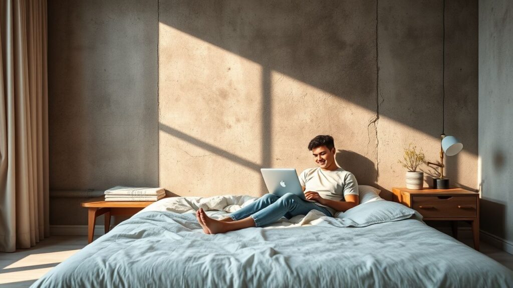 Parede de Cimento Queimado no Quarto: O Guia Definitivo para um Estilo Industrial Aconchegante