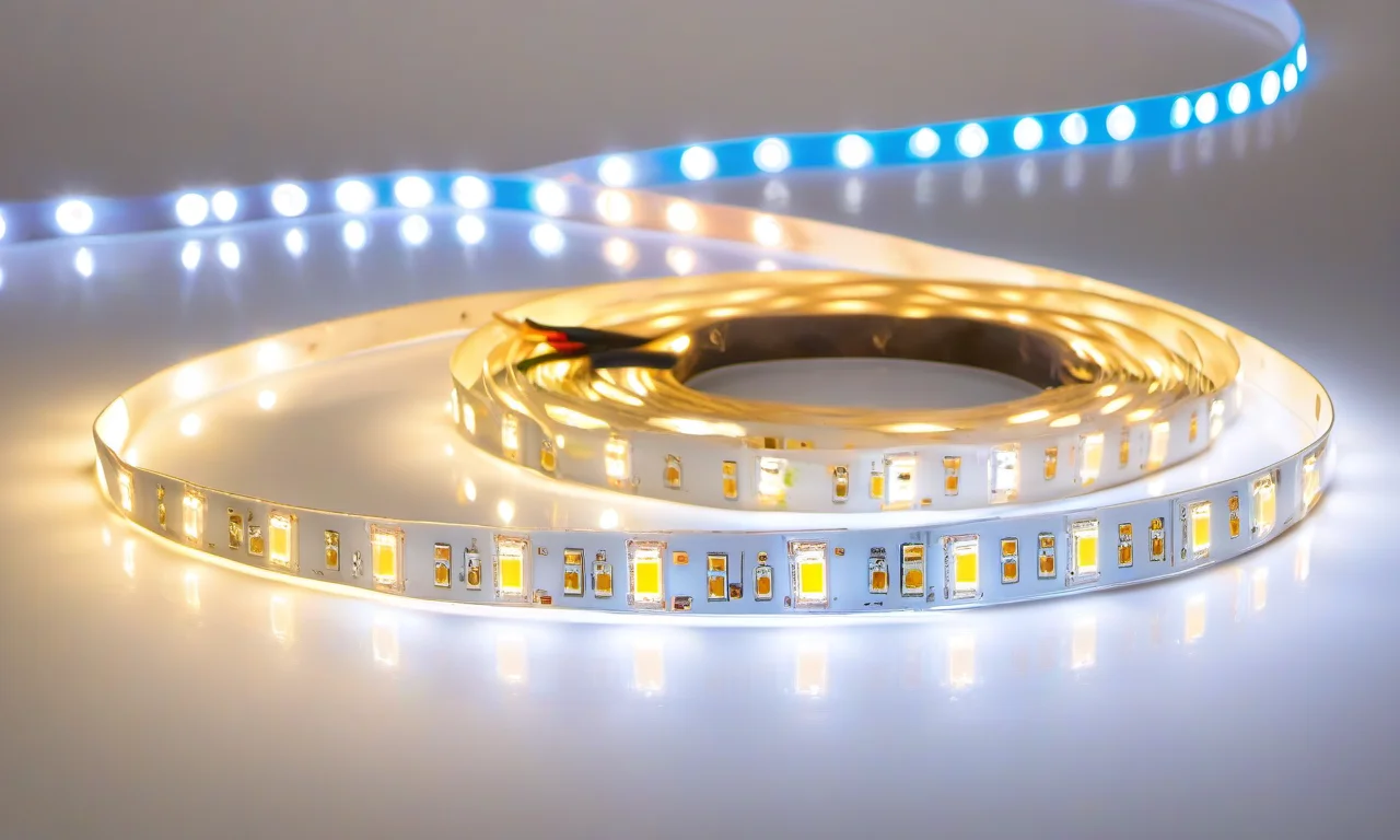 Fita de LED 3528 e 5050.