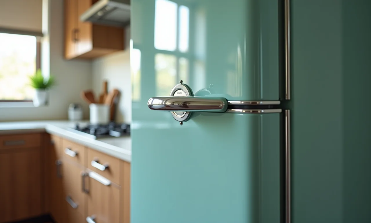 Geladeira Brastemp Retrô em cozinha moderna.