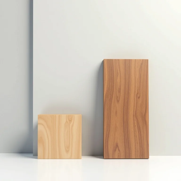 Gráfico comparativo de custo-benefício entre MDF e MDP.