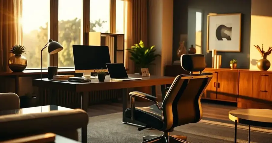 Home Office de Luxo: Elementos Para Um Espaço Sofisticado
