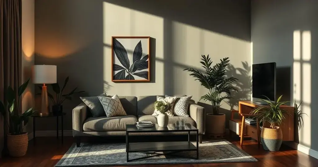 Iluminação para sala: crie cenários com luz e sombra