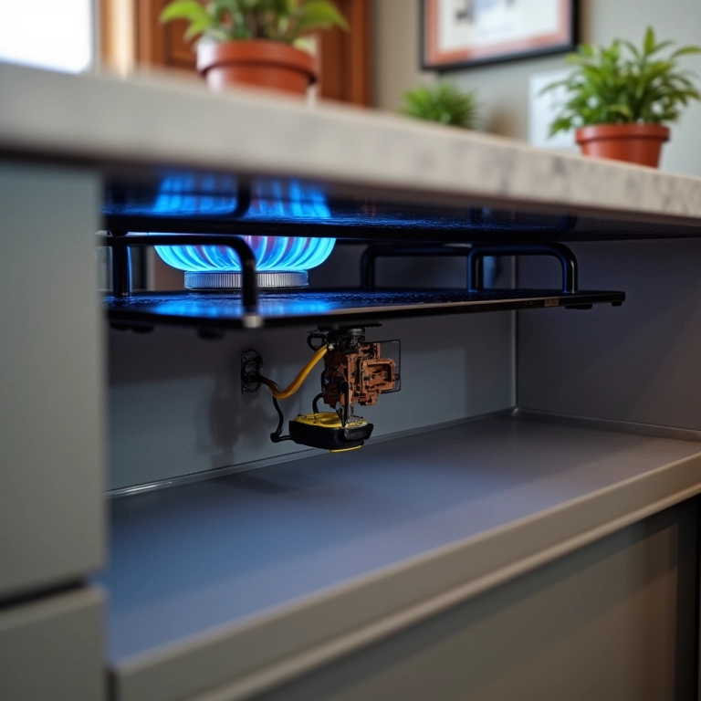 Instalação de cooktop: conexões elétricas e a gás.