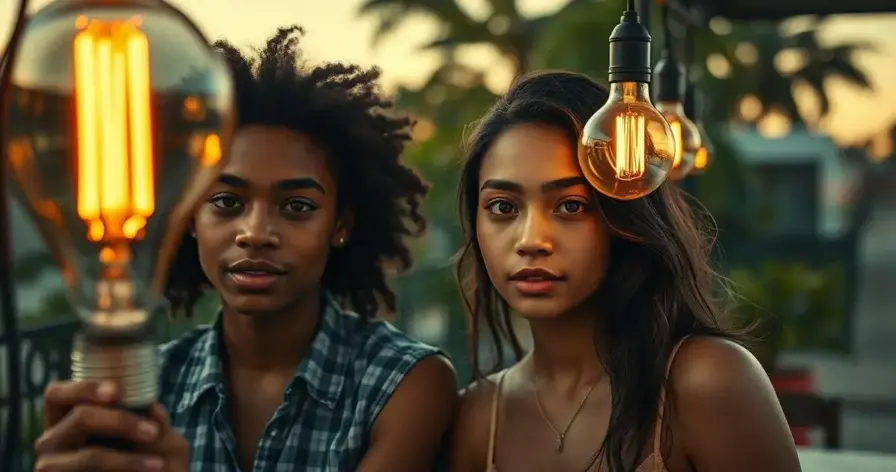 Lâmpada de Filamento de Carbono ou LED: Estilo Retrô