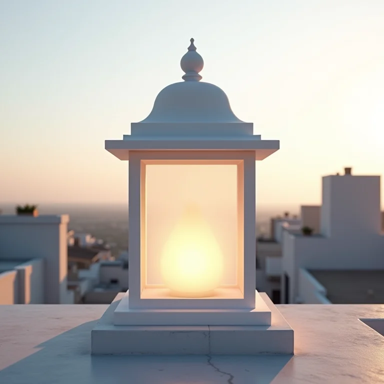 Lanternim em telhado de edifício