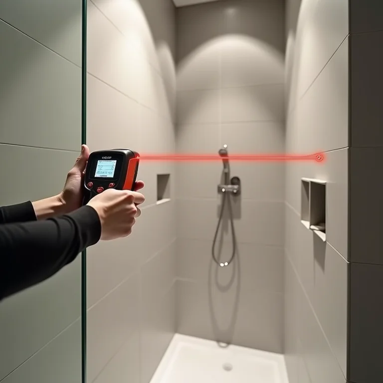 Medindo o espaço para o box com precisão