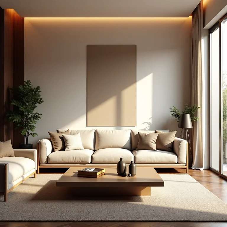 Mesa de centro retangular clássica e versátil