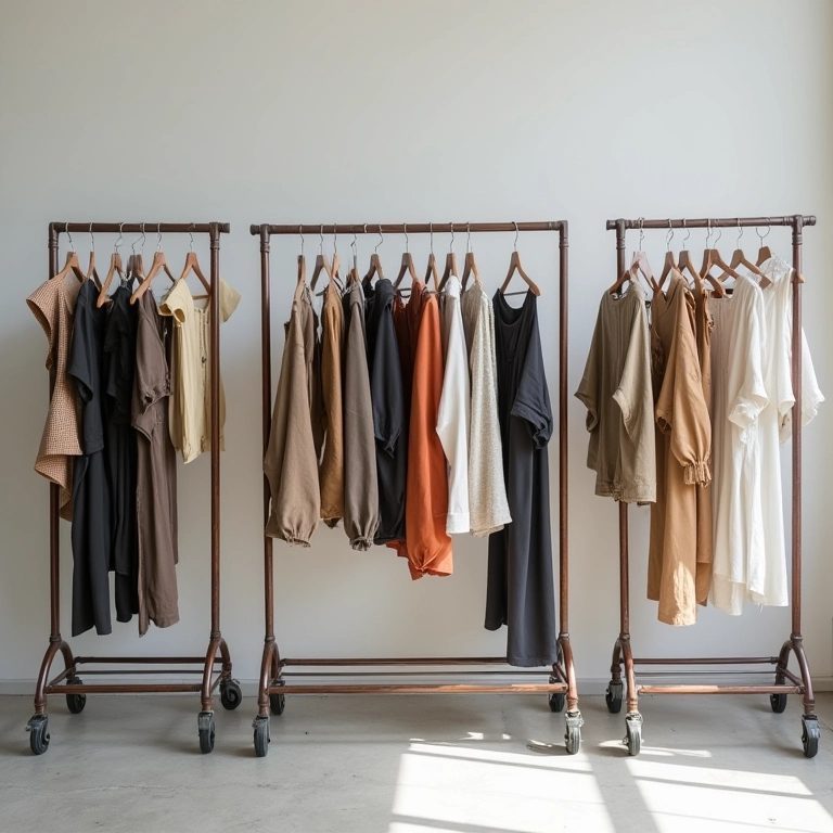 Modelos de arara de roupas para diferentes necessidades.