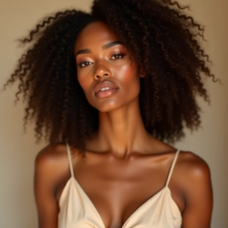 Mulher aplicando iluminador rose gold.