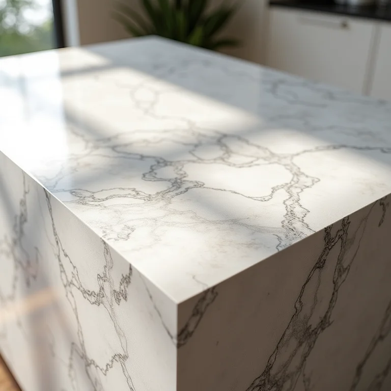 Opções de materiais para bancadas de ilha de cozinha