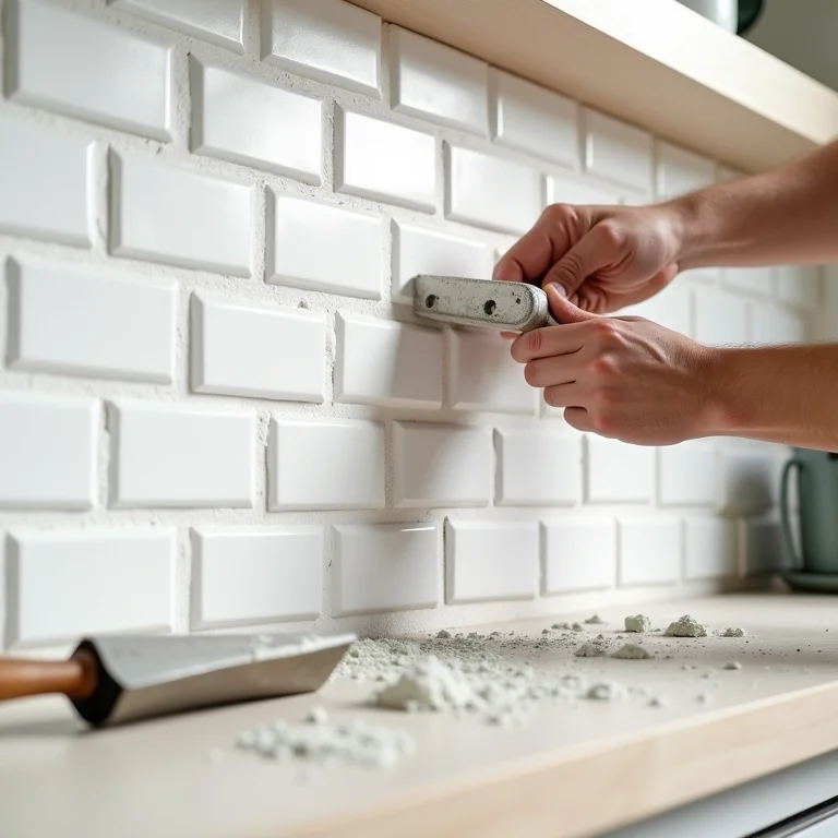 Paginação de tijolinhos na cozinha