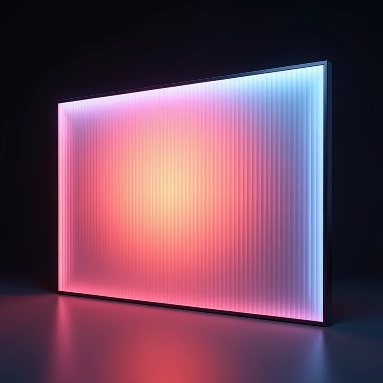 Painel ripado da Marca Y para TV