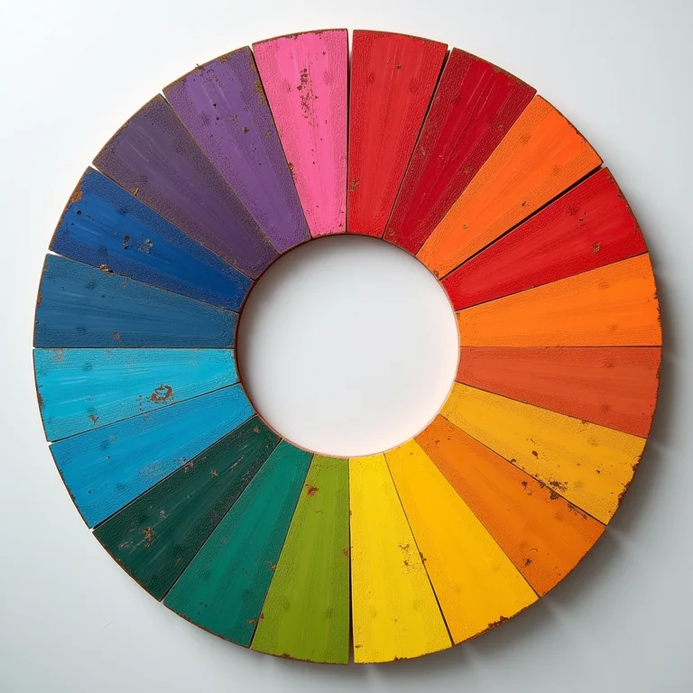 Paleta de cores sem harmonia na decoração boho chic.