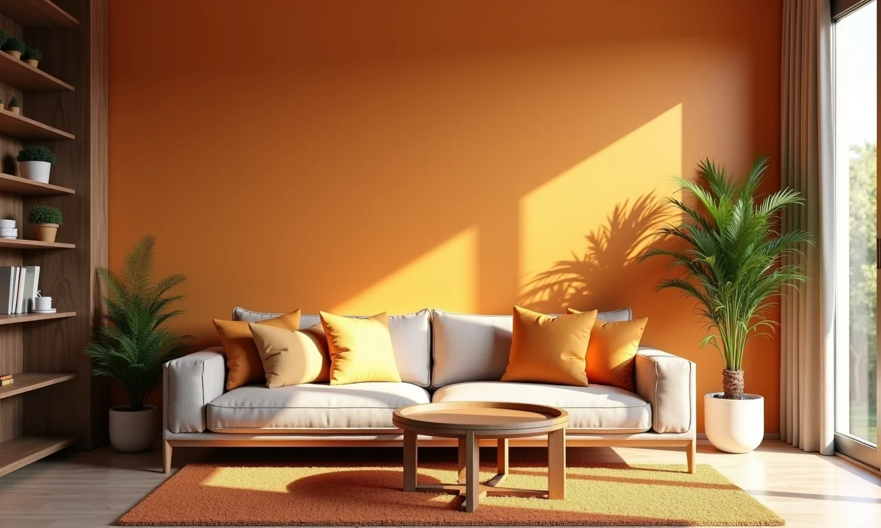 Paleta de cores vibrantes para home office inspirada na natureza brasileira.