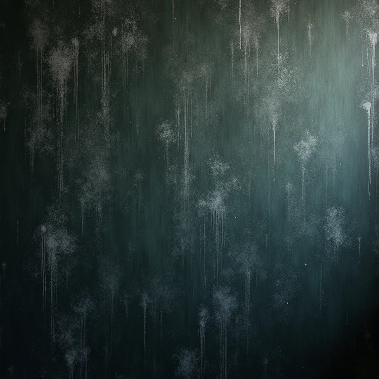 Parede lousa suja e não limpa regularmente