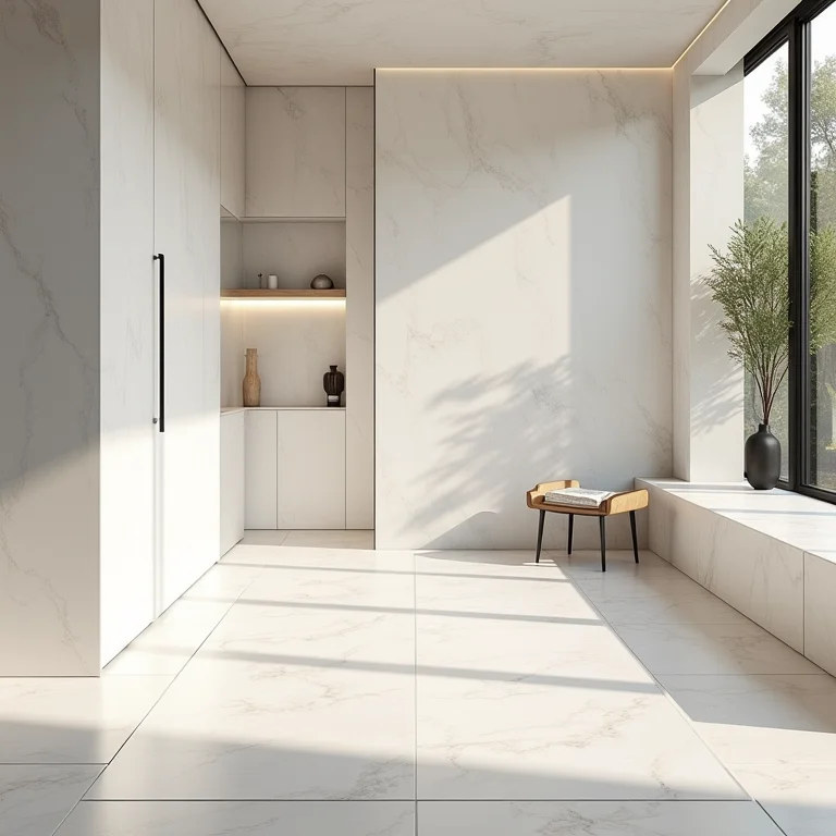 Pastilhas de porcelana duráveis em detalhe