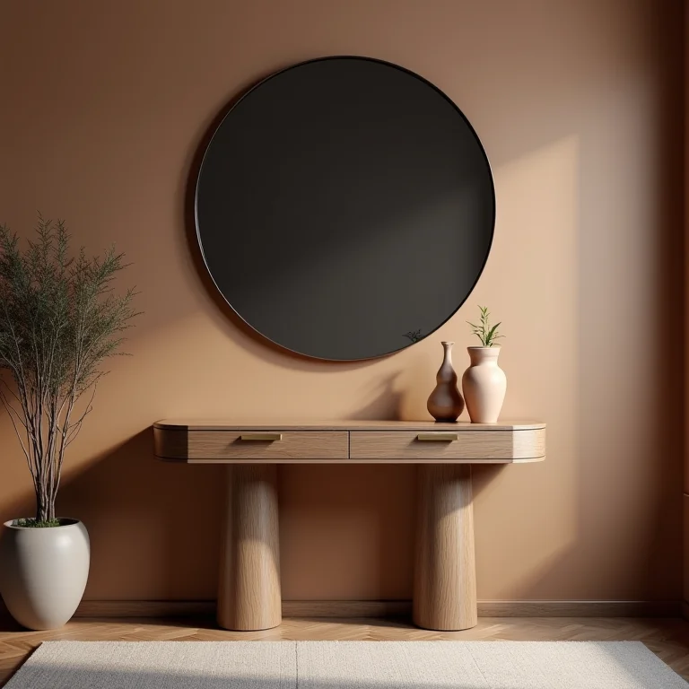 Peça-chave de mobiliário clássico em destaque na decoração.