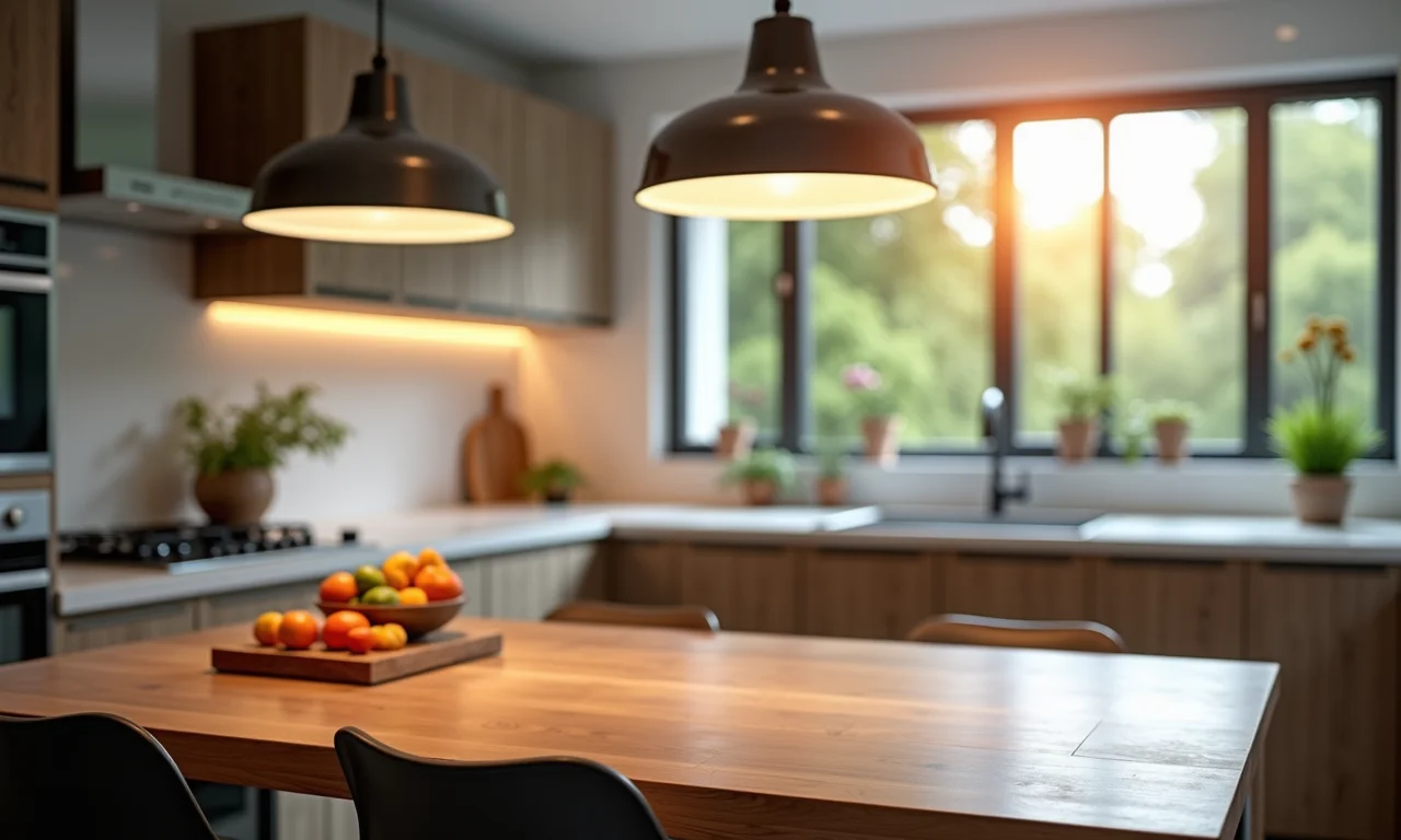 Pendente de LED: eficiência e economia.