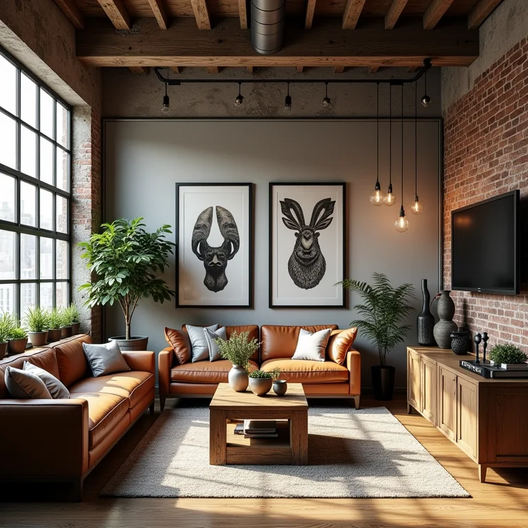 Personalização em decoração industrial