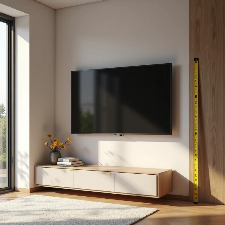 Planejamento do tamanho ideal do painel de TV para a sala