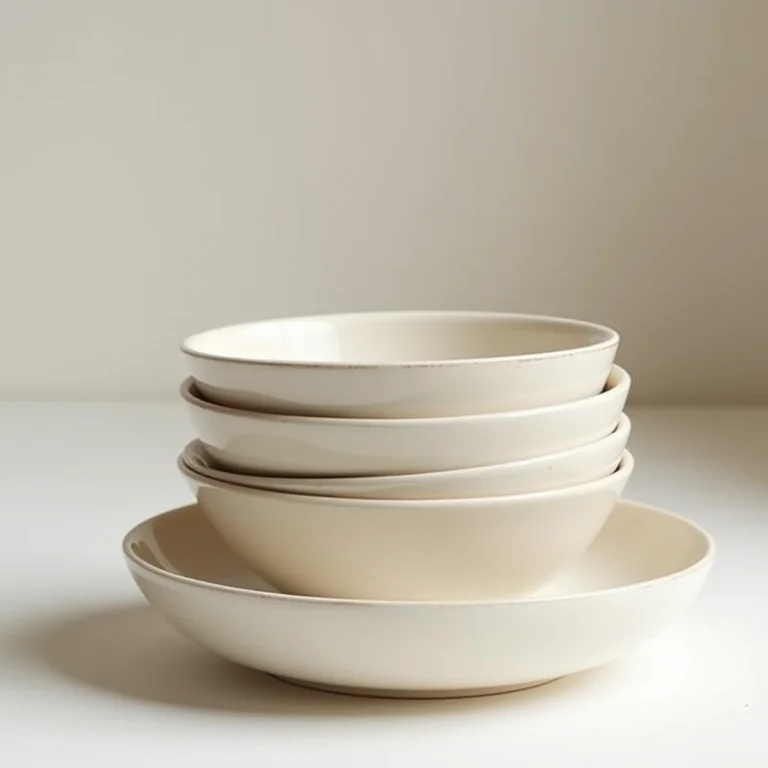 Pratos e bowls de cerâmica artesanal