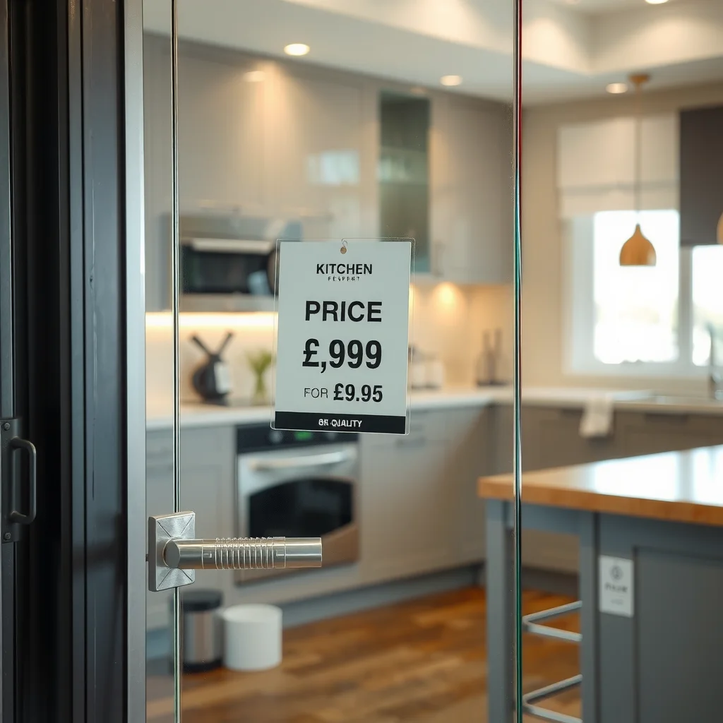 Preço de uma porta de vidro para cozinha.