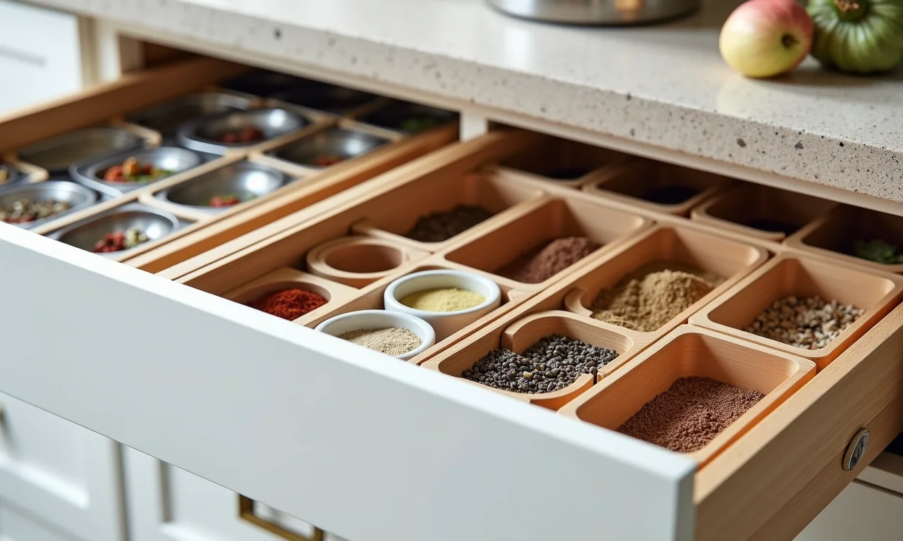 Produtos que facilitam a organização em cozinha pequena reformada.