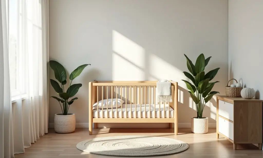 Quarto de bebê escandinavo: Calma para o seu pequeno