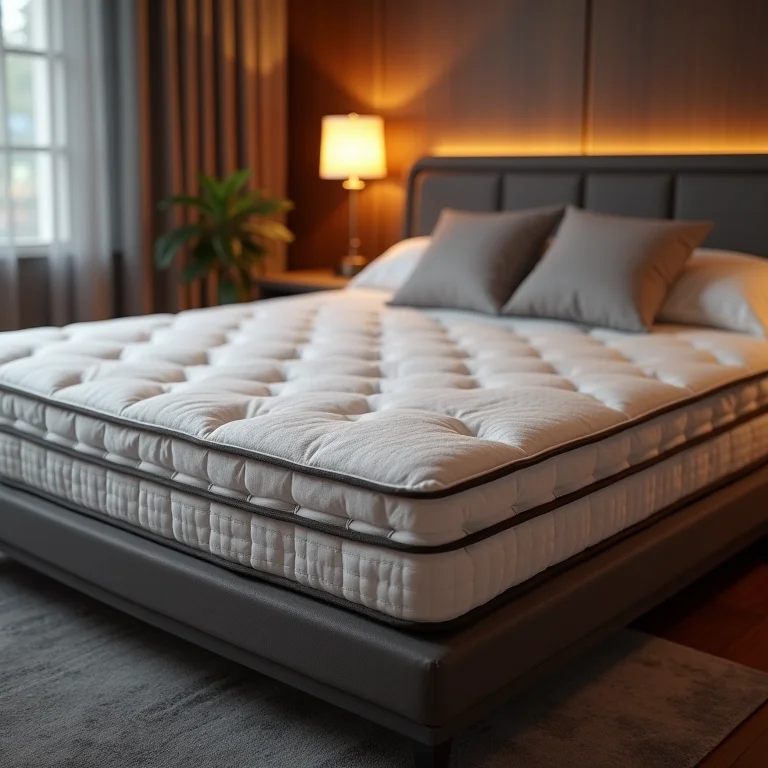 Quarto de casal com colchão errado