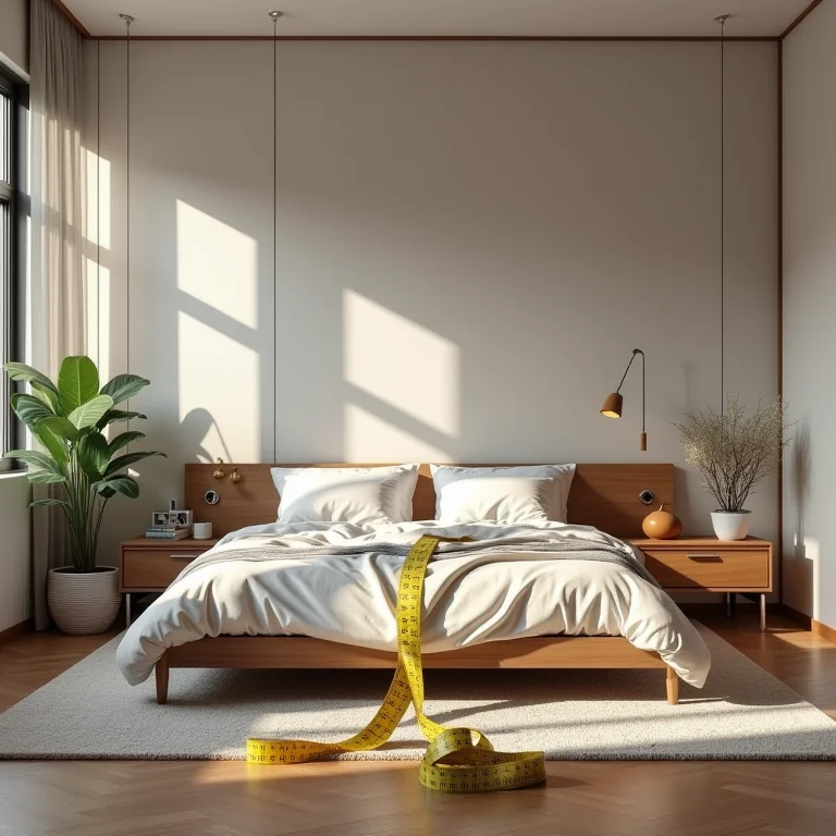 Quarto de casal com medidas ignoradas