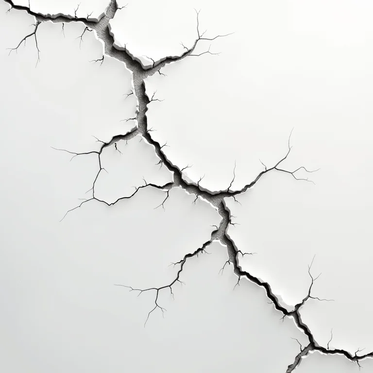 Rachaduras em drywall devido à temperatura.