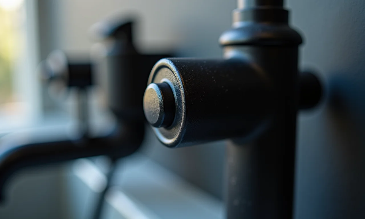 Resistência à ferrugem em metais pretos de banheiro