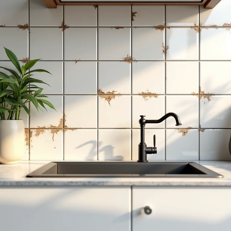 Revestimentos inadequados em cozinha americana