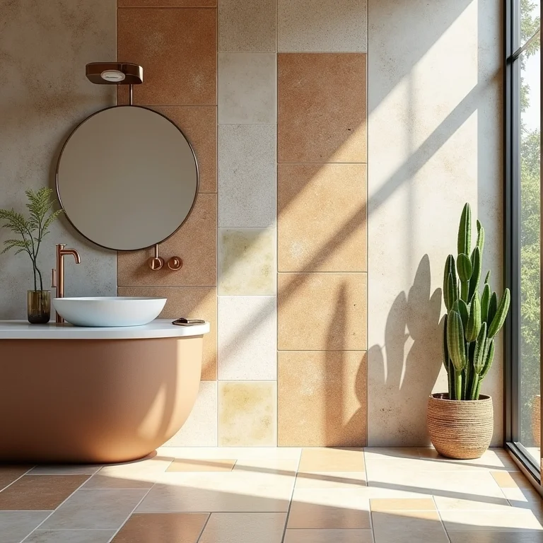 Revestimentos inovadores e sustentáveis para banheiro