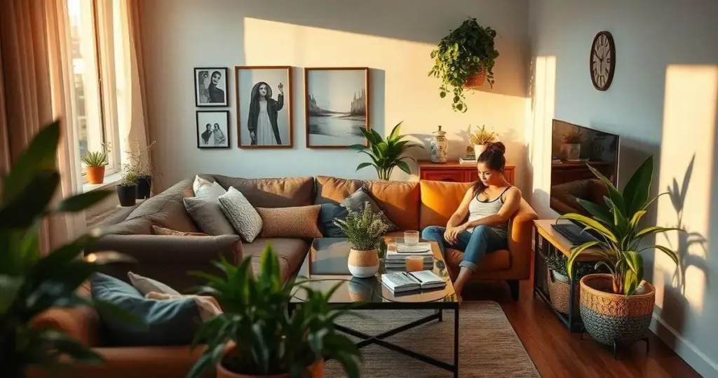 Sala pequena decorada: truques para ampliar o espaço