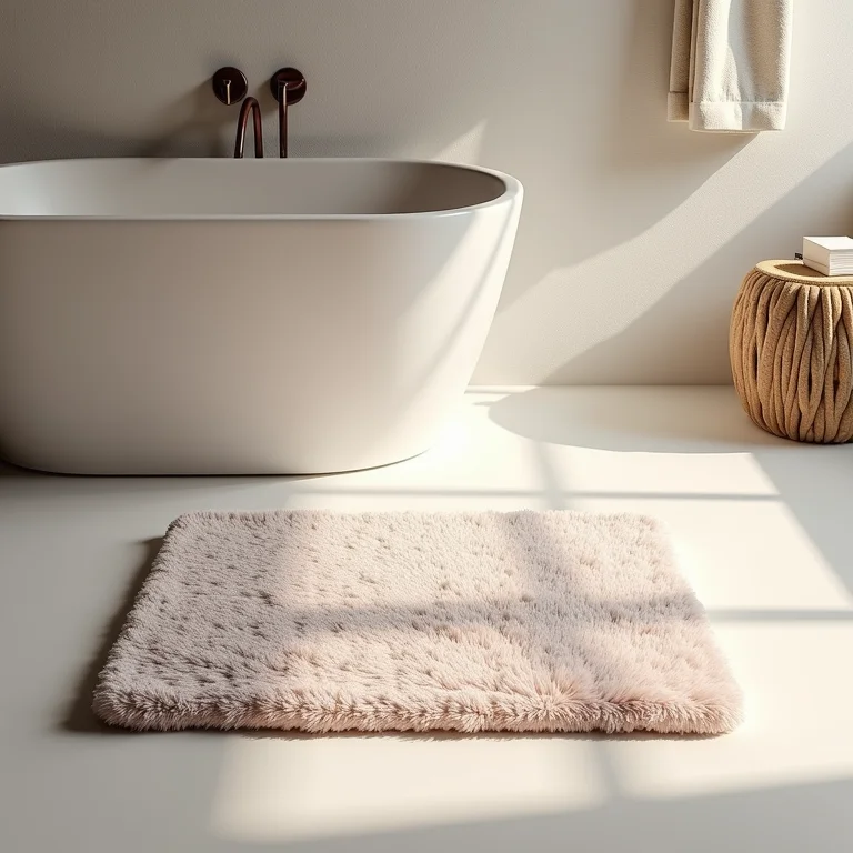 Tapete de banheiro personalizado e estiloso