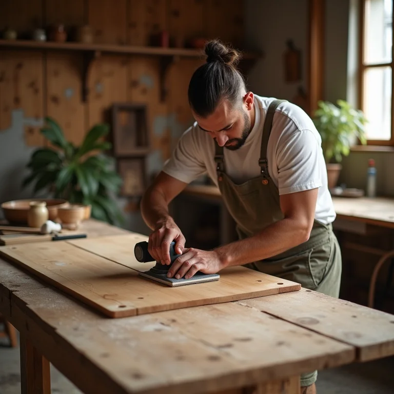 Tapete de madeira sob medida.