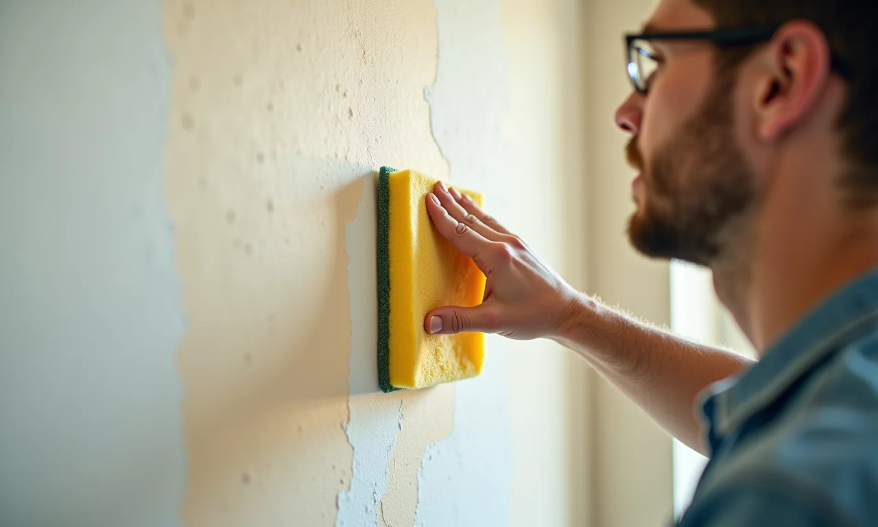 Técnica de lixamento úmido para menos poeira.