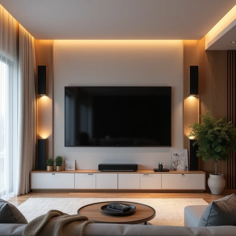 Tecnologia integrada para uma casa inteligente e conectada.