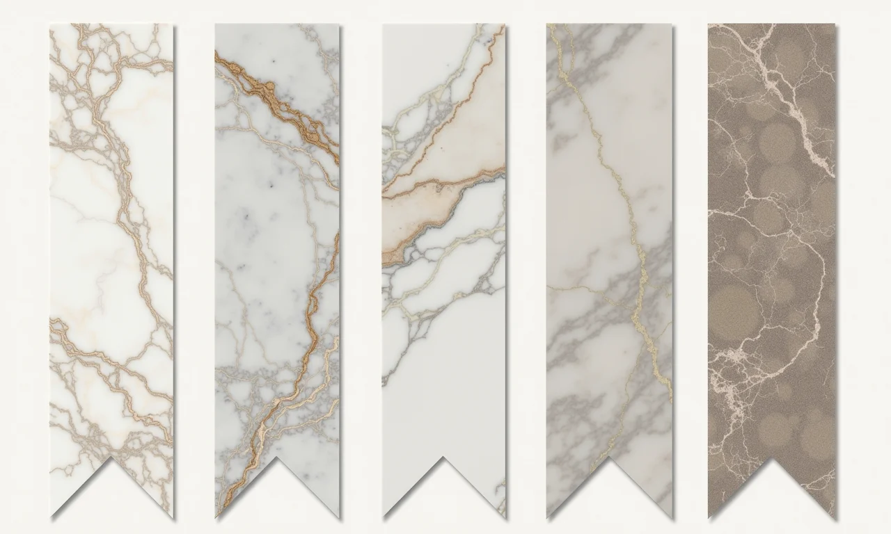 Tendências em porcelanato marmorizado para 2024.