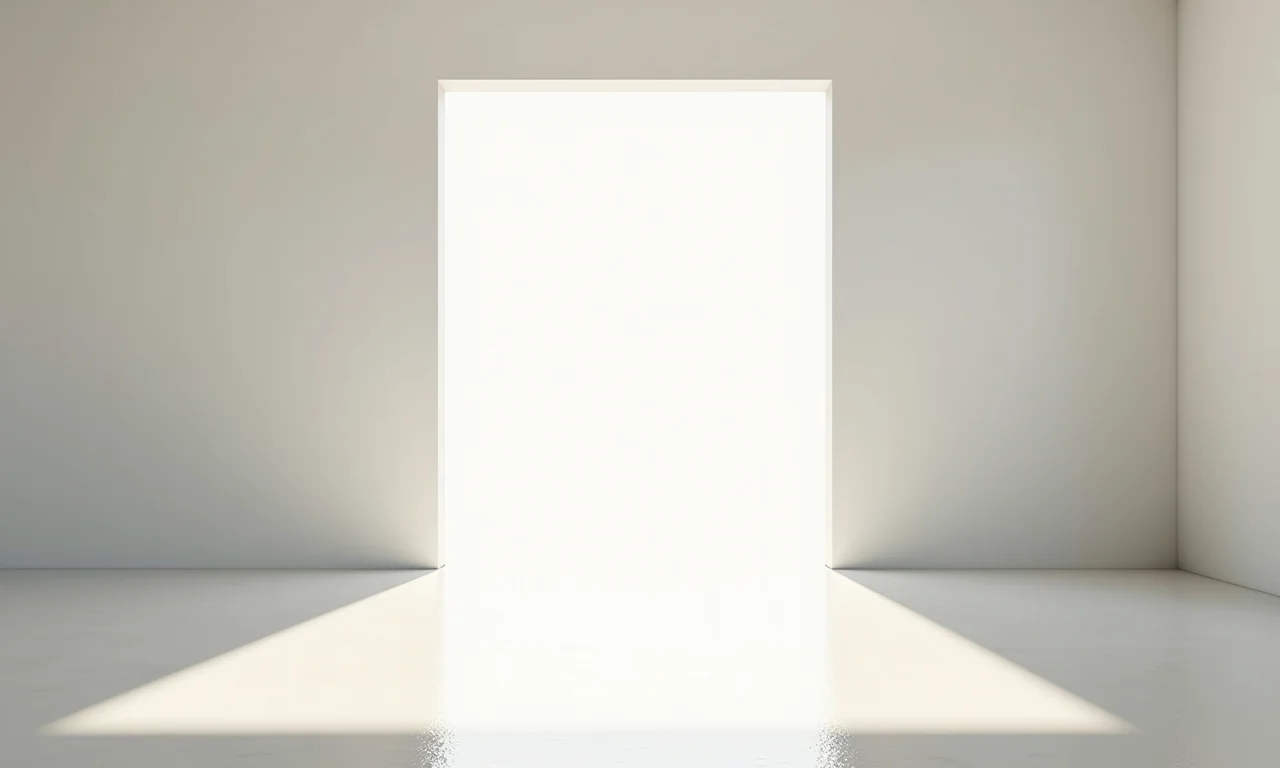 Teto branco refletindo a luz, ampliando a luminosidade do ambiente.