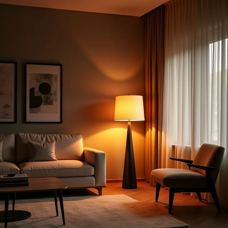 Tipos de iluminação para valorizar o cinza: embutida, de piso e de mesa