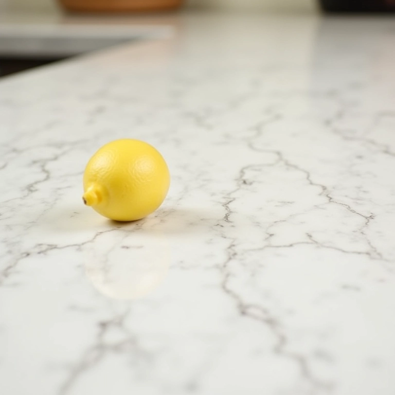 Truques caseiros para remover manchas leves de bancadas de mármore.