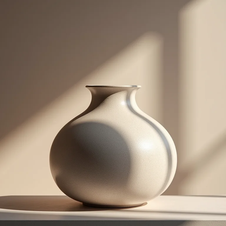 Vaso de granilite como objeto de decoração