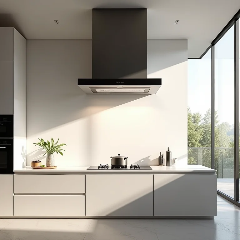 Ventilação e iluminação adequadas em cozinha planejada