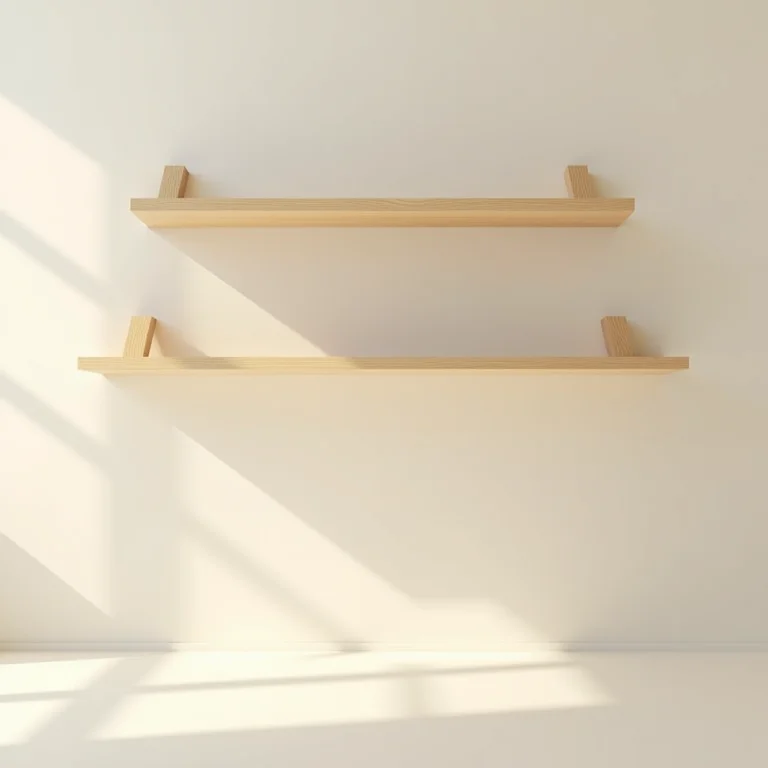 Acabamento perfeito em prateleiras DIY