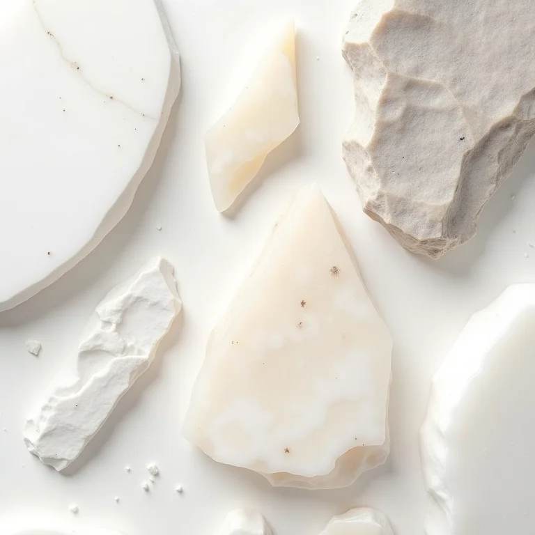 Amostras de quartzo em diferentes cores e texturas para bancadas.